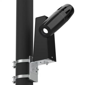 Kompakter Logo Projektor für die Montage am Mast, Farbe schwarz