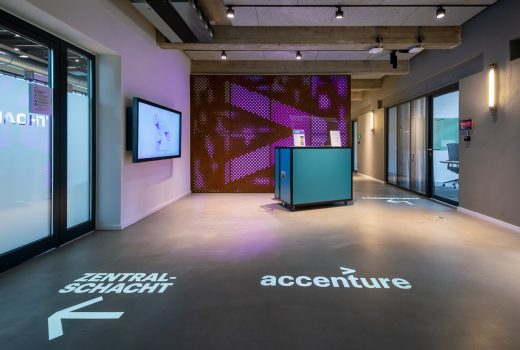 Guidance system and lighting design in the Accenture office