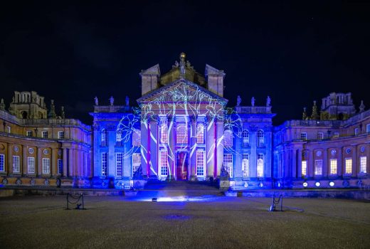 Light Drawings Meet Baroque Architecture at Blenheim Palace