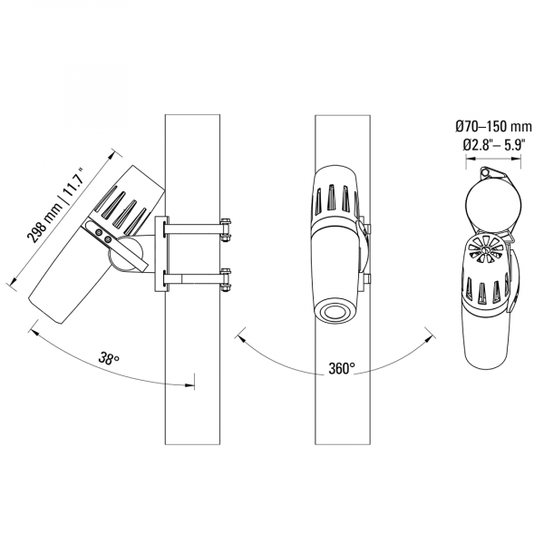 PHOS 45 pole mount - Image 5