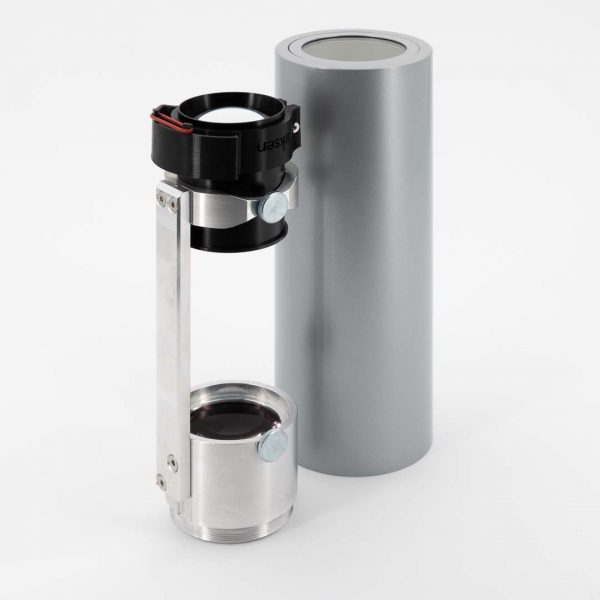 Kit mit 135mm-Objektiv für Outdoor-Projektoren, silbern
